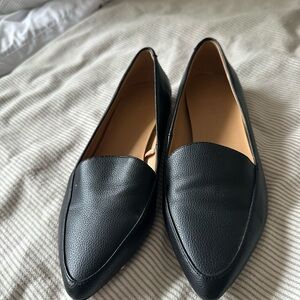 Banana Republic Black Leather Loafers
